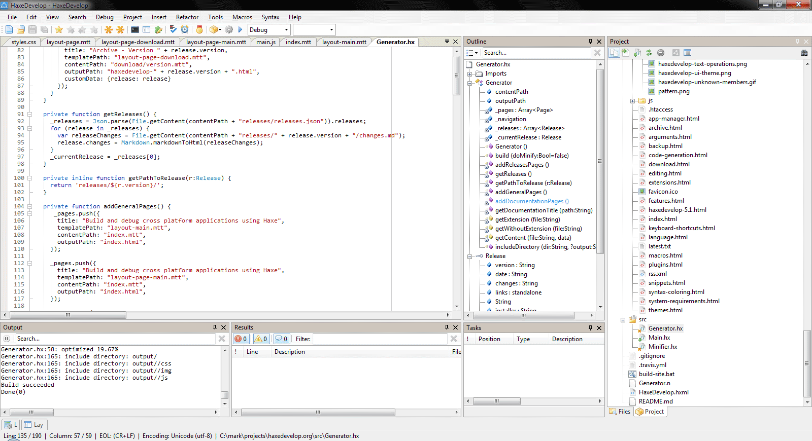 Default HaxeDevelop Themes